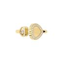 Chopard Happy Hearts Golden Hearts Ring (Ref: 82A107-0900) - Bild 2