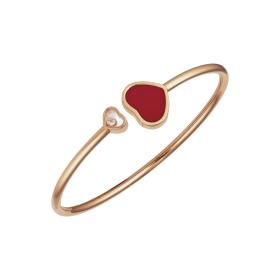 Roségold, Armschmuck, Chopard Happy Hearts Armreif 857482-5700