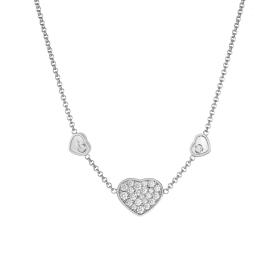 Weißgold, Halsschmuck, Chopard Happy Hearts Halskette 81A082-1009