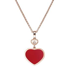 Roségold, Halsschmuck, Chopard Happy Hearts Anhänger 797482-5820