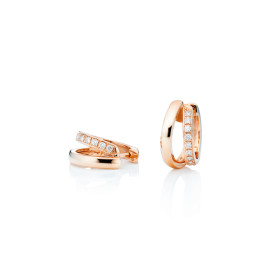 Roségold, Ohrringe, Capolavoro Ohrcreolen La Donna OC9BRW01252