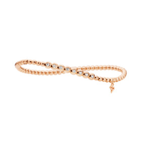 Roségold, Armschmuck, Capolavoro Flexibles Armband Flessibile AB9B00148.INNEN.17-M
