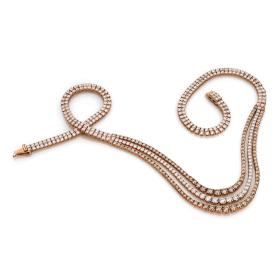 Rotgold, Halsschmuck, Hans D. Krieger Fancy Color Collier 111.8743.07.4