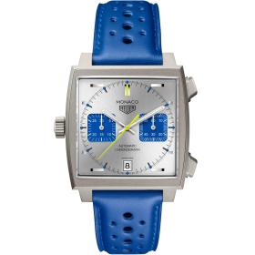 Unisex, TAG Heuer Monaco Racing Blue CAW218C.FC6548