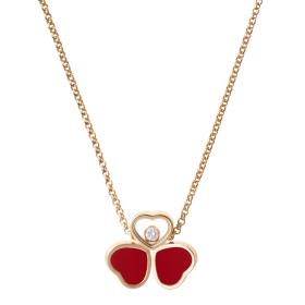 Roségold, Halsschmuck, Chopard Happy Hearts Wings Halskette 81A083-5811