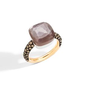 Ringe, Weißgold, Pomellato Nudo Ring Chocolate Maxi PAB4010O6BKRBRADD