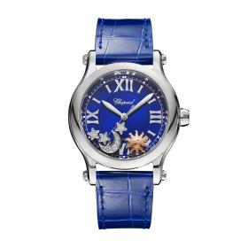 Unisex, Chopard Happy Sport Sun, Moon and Stars 278559-3011