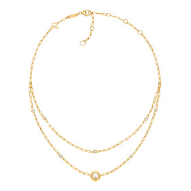         Gelbgold, Halsschmuck, Chopard Happy Diamonds Icons Halskette 81A017-0020