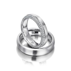 Ringe, Platin, Meister Trauringe Classics 112.8948.01/112.8948.00-P