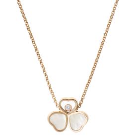 Roségold, Halsschmuck, Chopard Happy Hearts Wings Halskette 81A083-5311