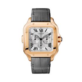 Herrenuhr, Cartier Santos de Cartier Chronograph WGSA0017