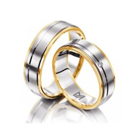 Meister Trauringe Classics 112.8735.01/112.8735.00-G/W