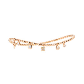Roségold, Armschmuck, Capolavoro Flexibles Armband Prosecco AB9BRW00362.INNEN.17