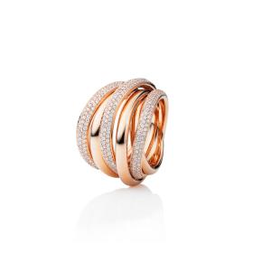 Ringe, Roségold, Capolavoro Ring Cielo RI9BRW02594