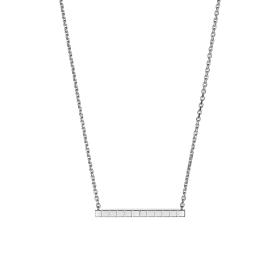 Weißgold, Halsschmuck, Chopard Ice Cube Halskette 817702-1001