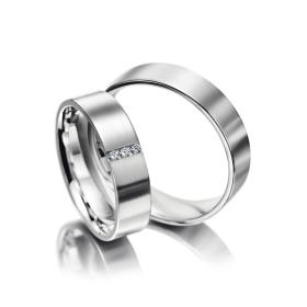 Ringe, Platin, Meister Trauringe Classics 112.8861.01/112.8861.00-P