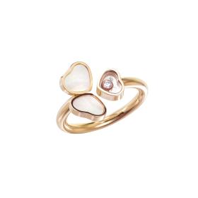 Roségold, Ringe, Chopard Happy Hearts Wings Ring 82A083-5300