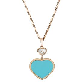 Halsschmuck, Roségold, Chopard Happy Hearts Anhänger 797482-5401