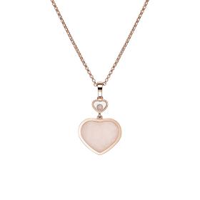 Roségold, Halsschmuck, Chopard Happy Hearts Anhänger 797482-5620