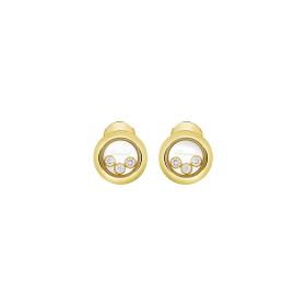 Gelbgold, Ohrringe, Chopard Happy Diamonds Icons Ohrstecker 83A018-0001