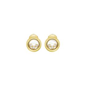 Ohrringe, Gelbgold, Chopard Happy Diamonds Icons Ohrstecker 83A018-0001