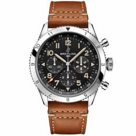 Herrenuhr, Breitling Super AVI B04 Chronograph GMT 46 P-51 Mustang AB04453A1B1X1