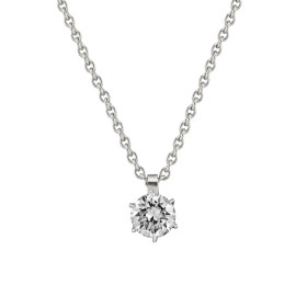         Weißgold, Halsschmuck, Hans D. Krieger Flame Anhänger mit Kette 112.2830.03.2