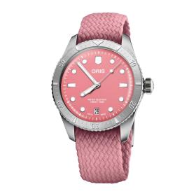 Unisex, ORIS Divers Sixty‑Five 'Cotton Candy' 01 733 7771 4058-07 3 19 04S