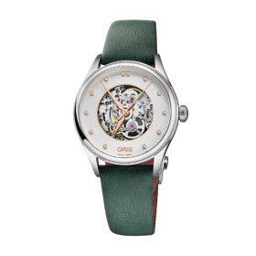 Damenuhr, ORIS Artelier Skeleton Diamonds 01 560 7724 4031-07 5 17 35FC