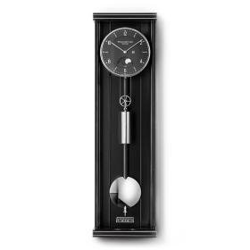 Wanduhr, Erwin Sattler OPUS PM 70 II  OPUS PM 70 II SCHLEIFLACK METALLINTARSIEN ARABISCH