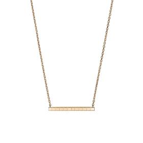 Roségold, Halsschmuck, Chopard Ice Cube Halskette 817702-5001