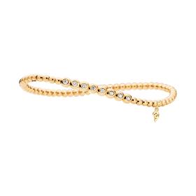 Armschmuck, Gelbgold, Capolavoro Armband Flessibile AB7B00148.INNEN.17-M