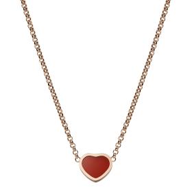 Halsschmuck, Roségold, Chopard Happy Hearts Halskette 81A086-5801