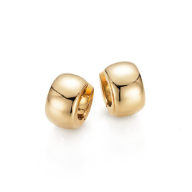         Gelbgold, Ohrringe, Clioro Scharnier-Creolen, poliert 95123.7000