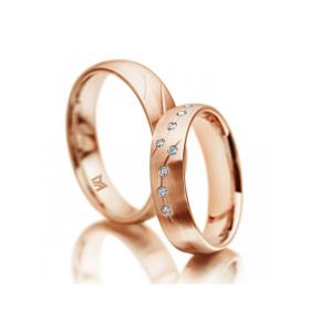 Ringe, Rotgold, Meister Trauringe Phantastics 112.8890.01/112.8890.00-R