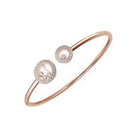 Armschmuck, Roségold, Chopard Happy Diamonds Icons Armreif 85A618-5200