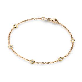 Gelbgold, Armschmuck, Clioro Armband, poliert 94811.7180B