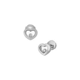 Ohrringe, Weißgold, Chopard Happy Diamonds Icons Ohrstecker 83A054-1001