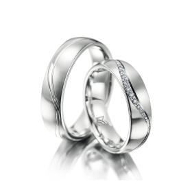 Ringe, Platin, Meister Trauringe Phantastics 112.8990.01/112.8990.00-P