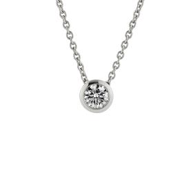 Weißgold, Halsschmuck, Hans D. Krieger Anhänger mit Kette 112.2656.06.7