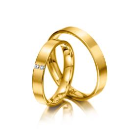 Ringe, Gelbgold, Meister Trauringe Classics 112.8862.01/112.8862.00-G