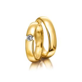 Ringe, Gelbgold, Meister Trauringe Classics 112.8211.01/112.8211.00-G