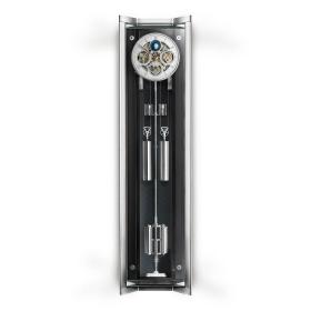 Wanduhr, Erwin Sattler OPUS PERPETUAL  OPUS PERPETUAL METALL CARBON ROEMISCH