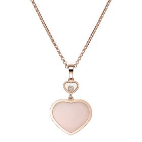 Halsschmuck, Roségold, Chopard Happy Hearts Anhänger 797482-5620