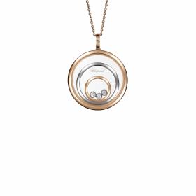 Halsschmuck, Weißgold, Chopard Happy Spirit Anhänger 798232-9001