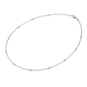 Weißgold, Halsschmuck, Clioro Collier, poliert 94800.7452B