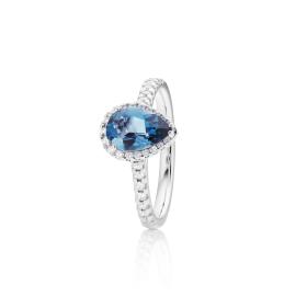 Weißgold, Ringe, Capolavoro Ring Jennifer x Espressivo RI8TOL02700-M