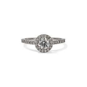Weißgold, Ringe, Hans D. Krieger Halo Ring 312.0921.01.4