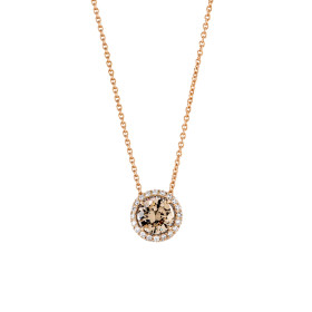         Roségold, Halsschmuck, Hans D. Krieger Anhänger mit Hakskette 111.3022.14.0