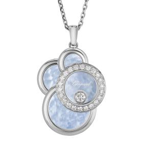 Weißgold, Halsschmuck, Chopard Happy Dreams Halskette mit Anhänger 799888-1007